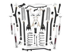 Jeep Wrangler Unlimited Suspension Lift Kit - Rough Country - 6 Inch Lift Kit | Long Arm - '04-'06